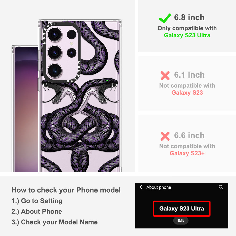 Mystery Snake Phone Case - Samsung Galaxy S23 Ultra Case