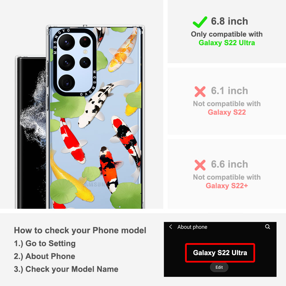 Koi Phone Case - Samsung Galaxy S22 Ultra Case