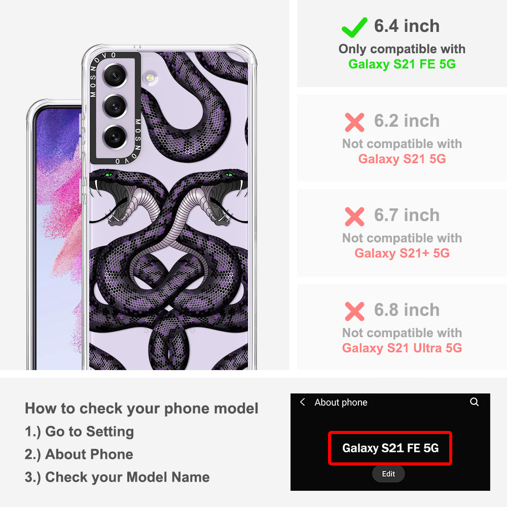 Mystery Snake Phone Case - Samsung Galaxy S21 FE Case