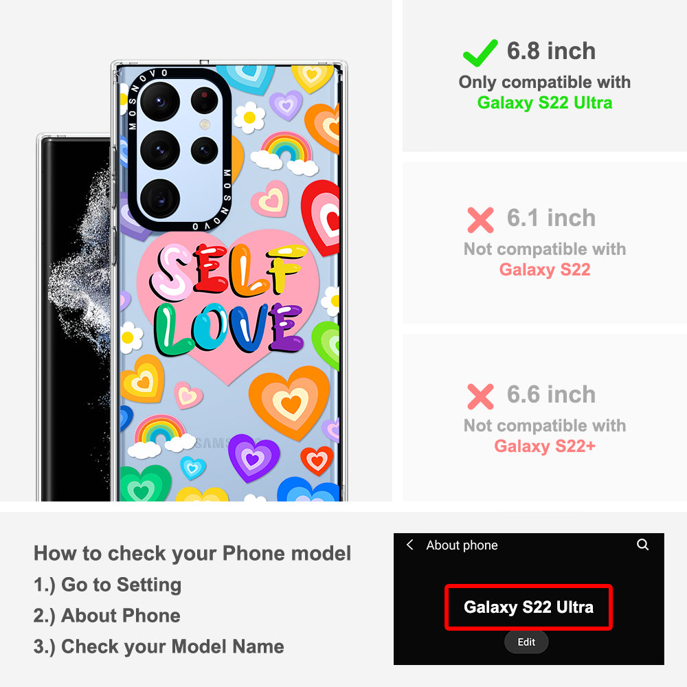 Self Love Phone Case - Samsung Galaxy S22 Ultra Case