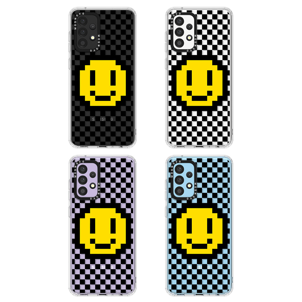 Smile Checkered Phone Case - Samsung Galaxy A52 & A52s Case