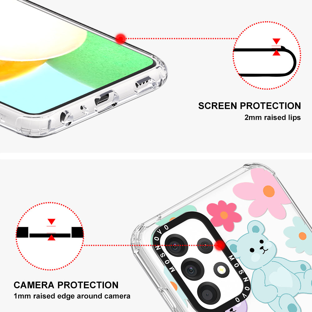 Cute Teddy Bear Phone Case - Samsung Galaxy A52 & A52s Case