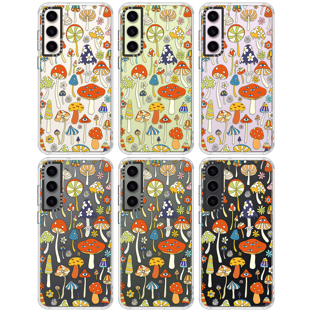 Mushroom Art Phone Case - Samsung Galaxy S23 Plus Case