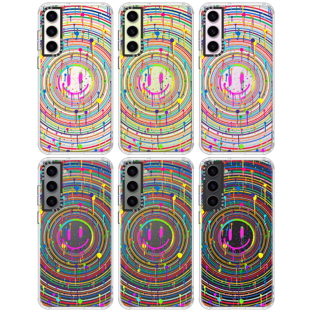 Dripping Smile Art Phone Case - Samsung Galaxy S23 Case