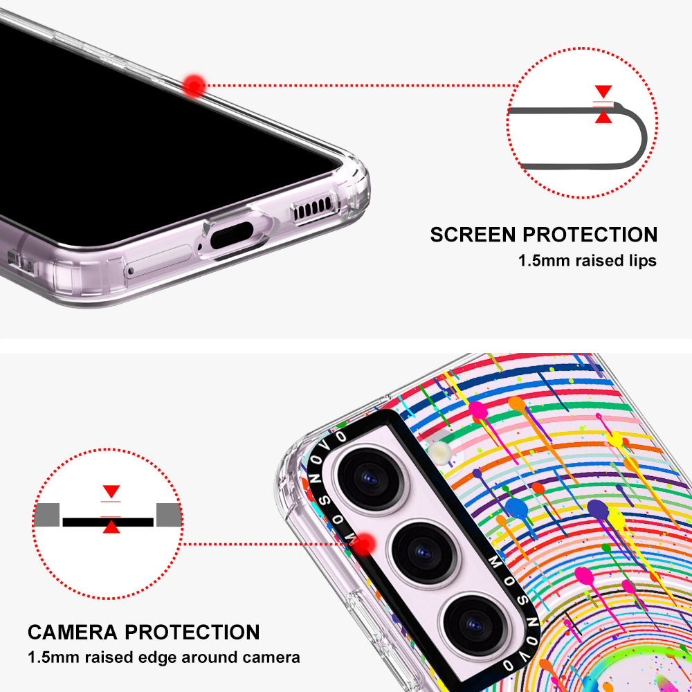 Dripping Smile Art Phone Case - Samsung Galaxy S23 Plus Case