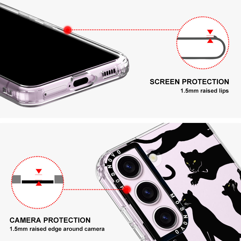 Black Panther Phone Case - Samsung Galaxy S23 Case