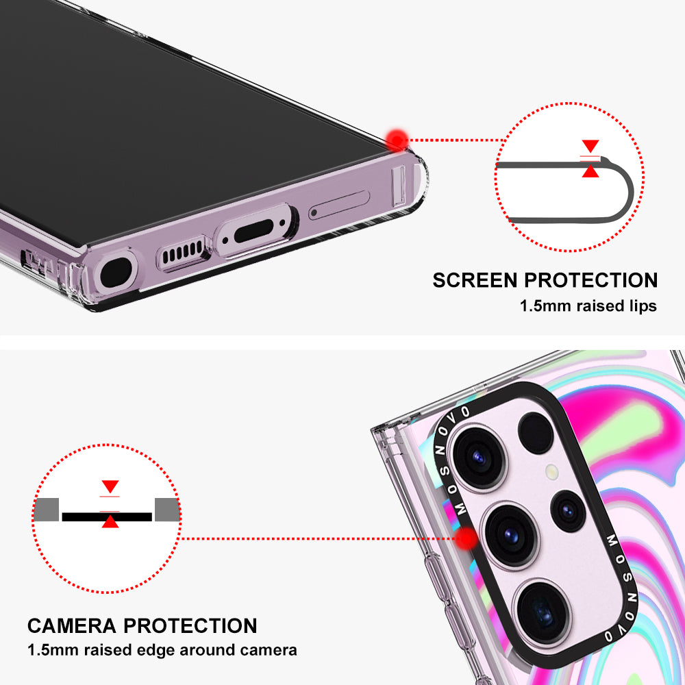 Psychedelic Swirls Phone Case - Samsung Galaxy S23 Ultra Case