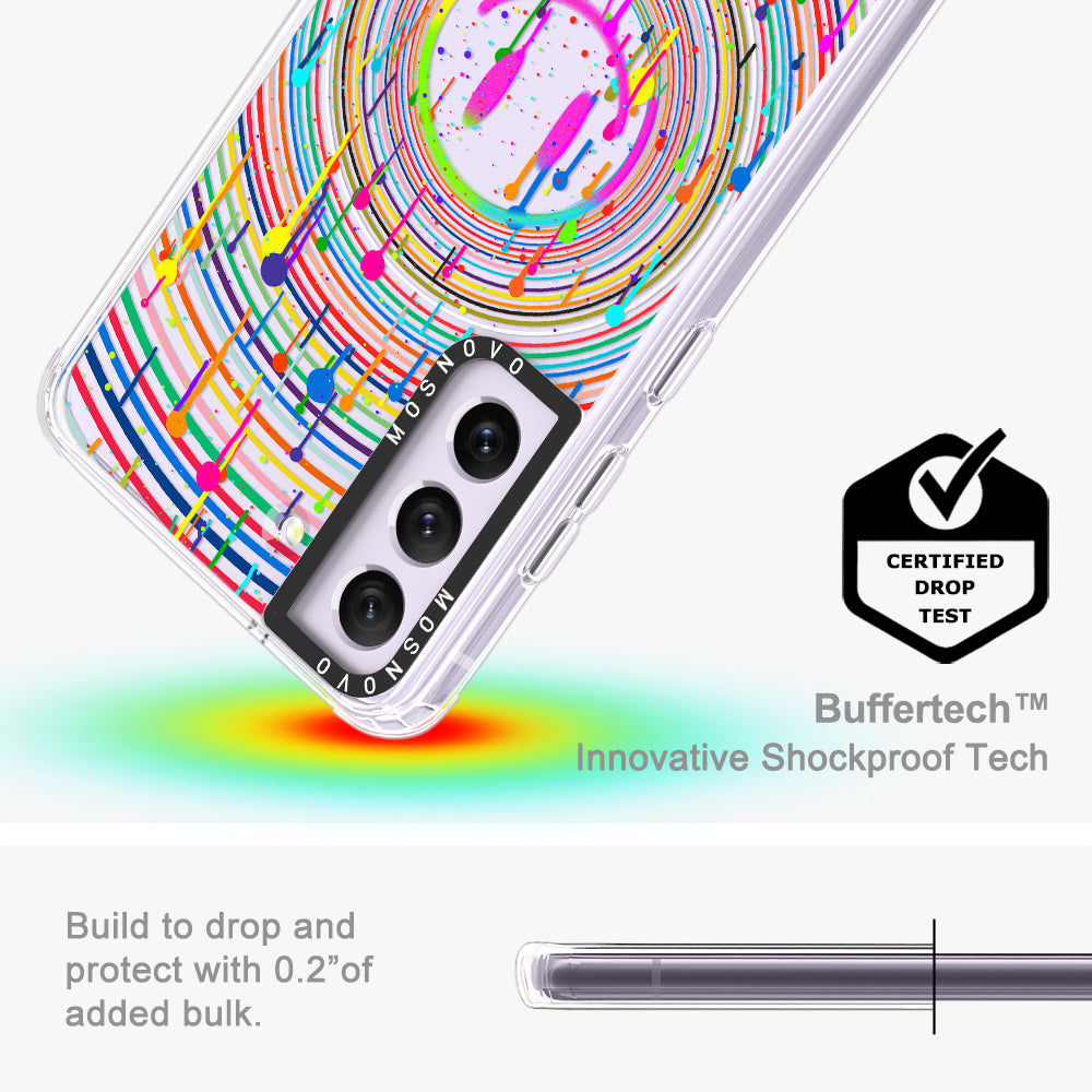 Dripping Smile Art Phone Case - Samsung Galaxy S21 FE Case