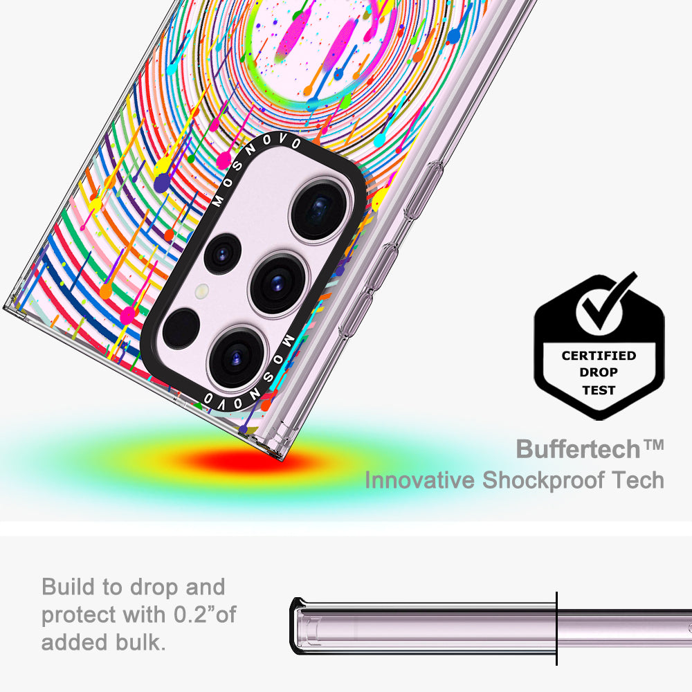 Dripping Smile Art Phone Case - Samsung Galaxy S23 Ultra Case
