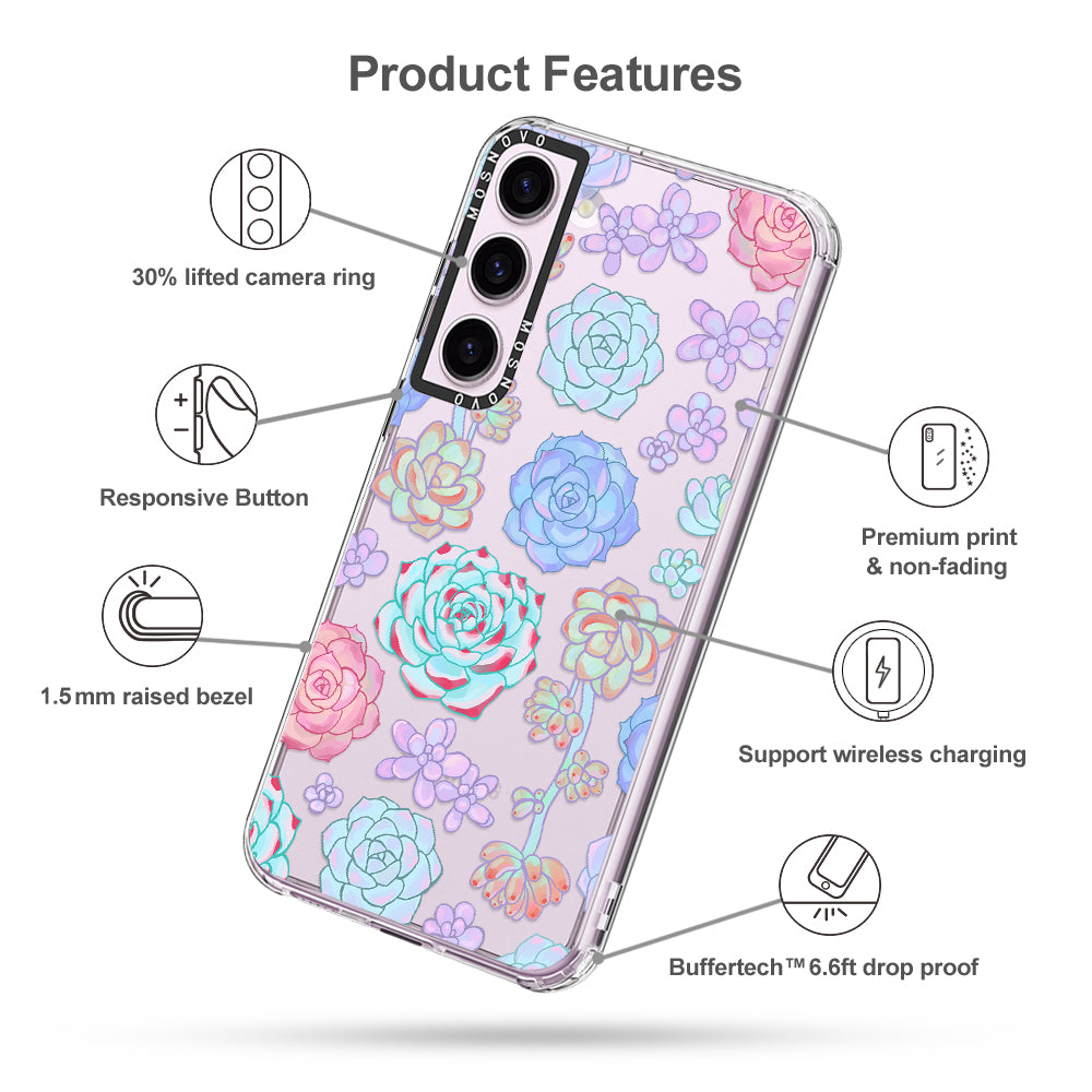 Succulents Phone Case - Samsung Galaxy S23 Plus Case
