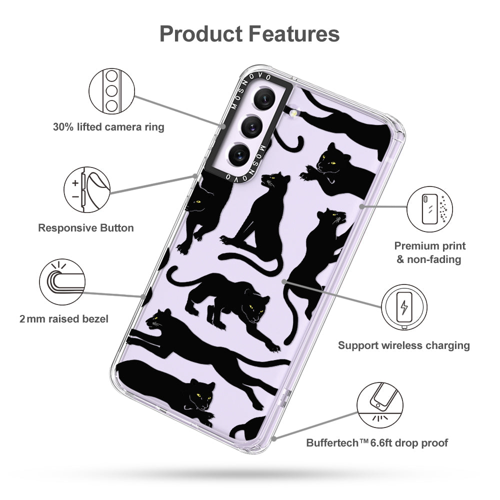 Black Panther Phone Case - Samsung Galaxy S21 FE Case