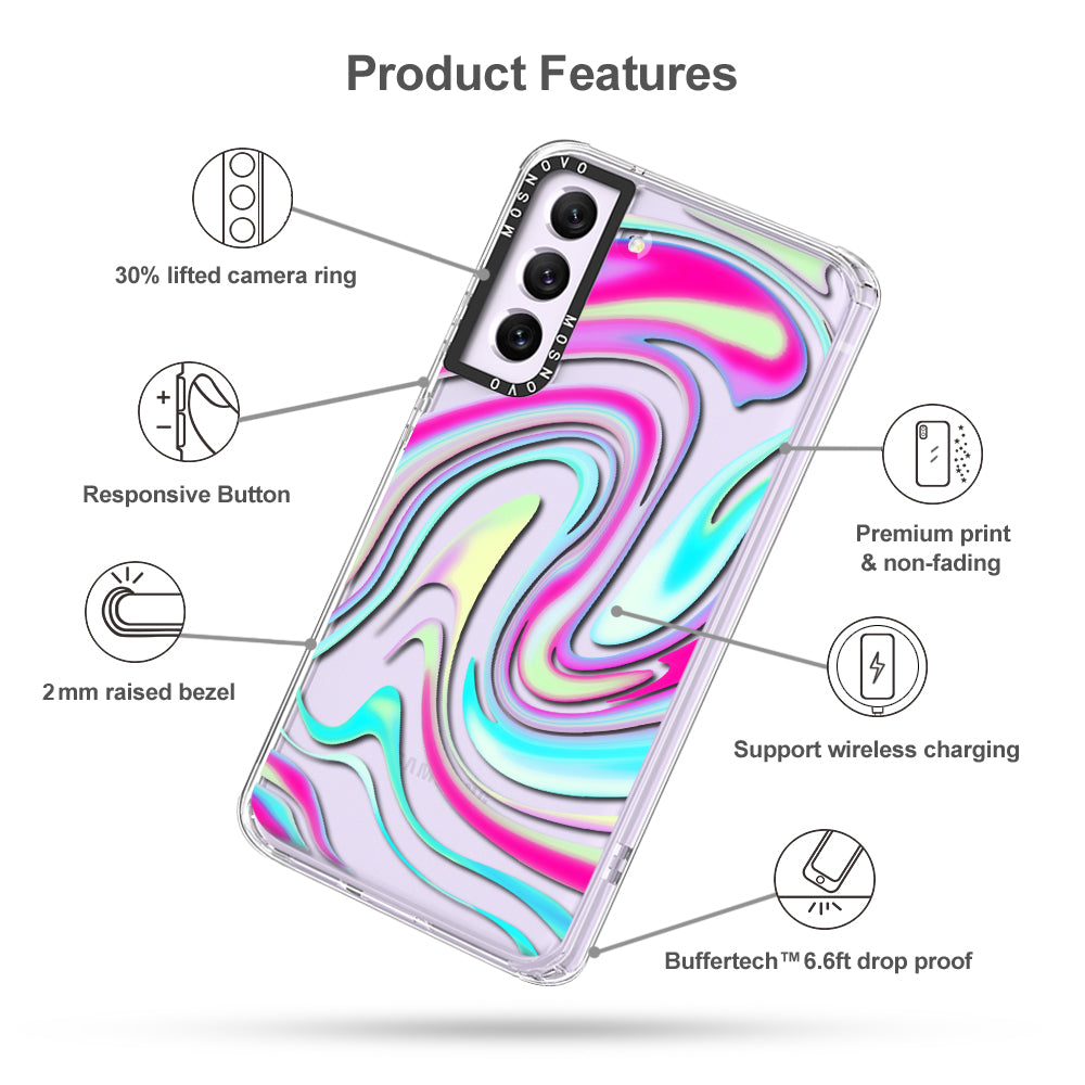 Psychedelic Swirls Phone Case - Samsung Galaxy S21 FE Case