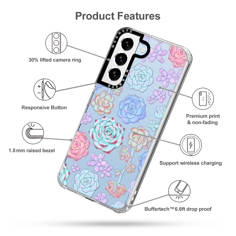 Succulents Phone Case - Samsung Galaxy S22 Plus Case