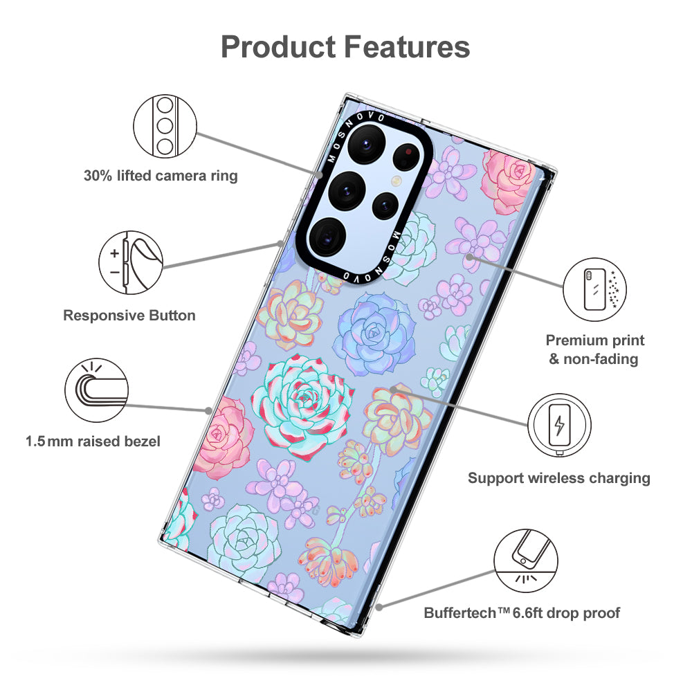 Succulents Phone Case - Samsung Galaxy S22 Ultra Case
