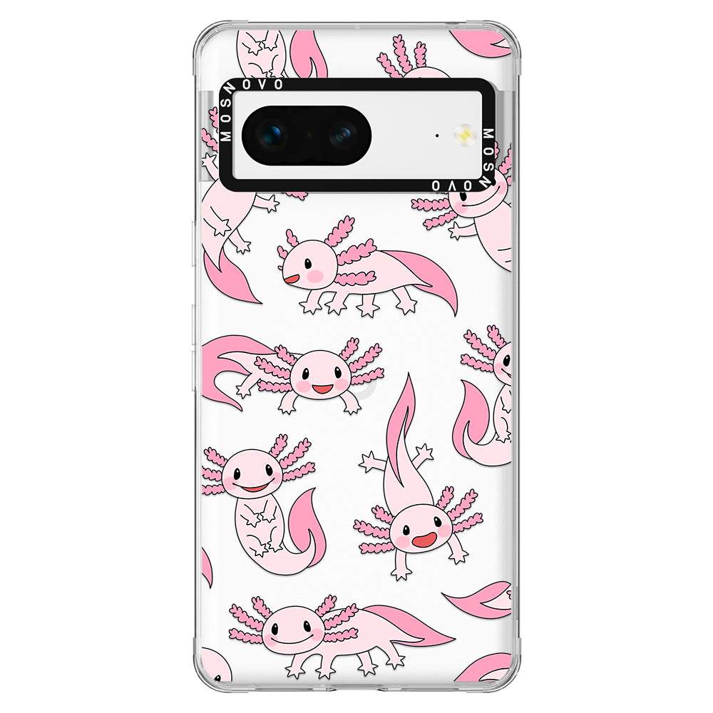 Pink Axolotl Phone Case - Google Pixel 7 Case