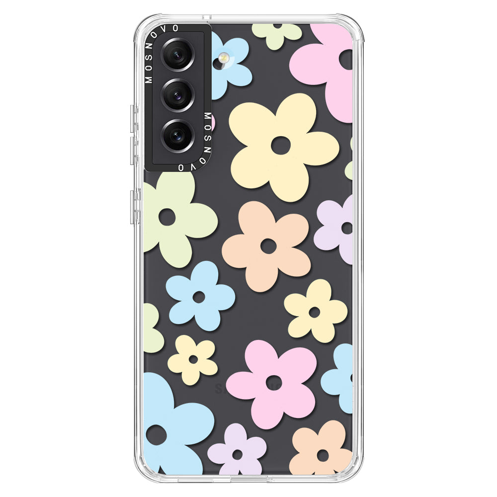 Pastel Flower Phone Case - Samsung Galaxy S21 FE Case