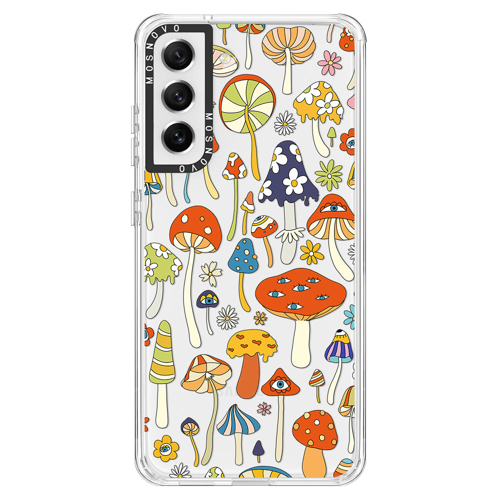 Mushroom Art Phone Case - Samsung Galaxy S21 FE Case