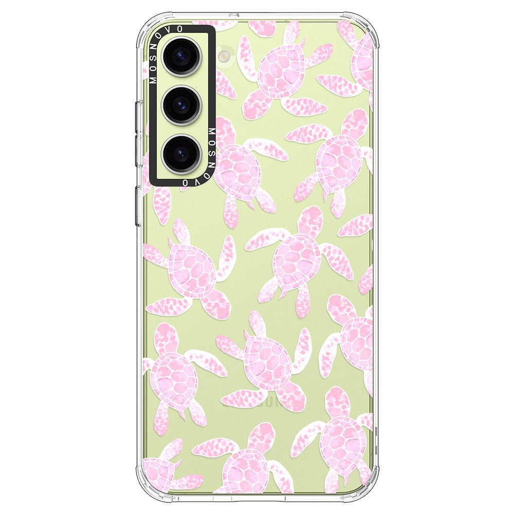 Pink Turtle Phone Case - Samsung Galaxy S23 Case