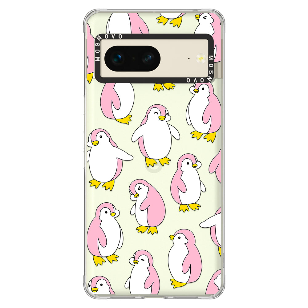 Pink Penguins Phone Case - Google Pixel 7 Case