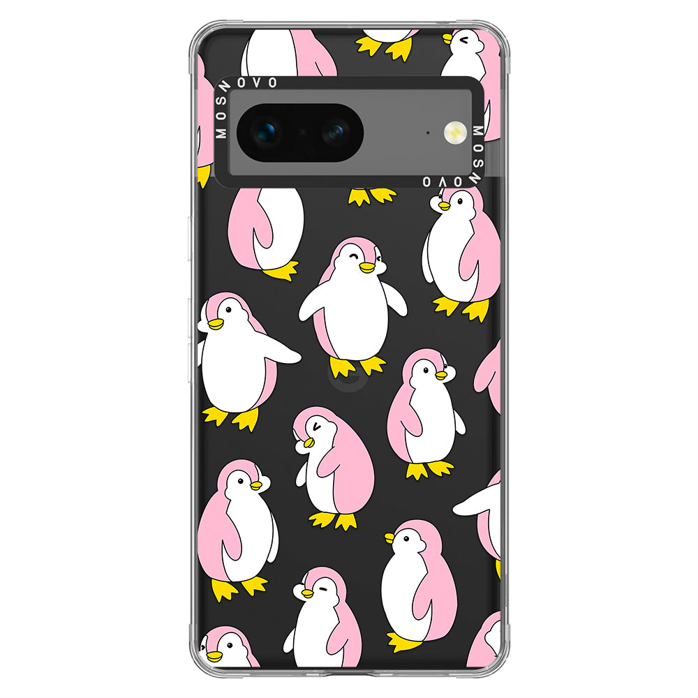 Pink Penguins Phone Case - Google Pixel 7 Case