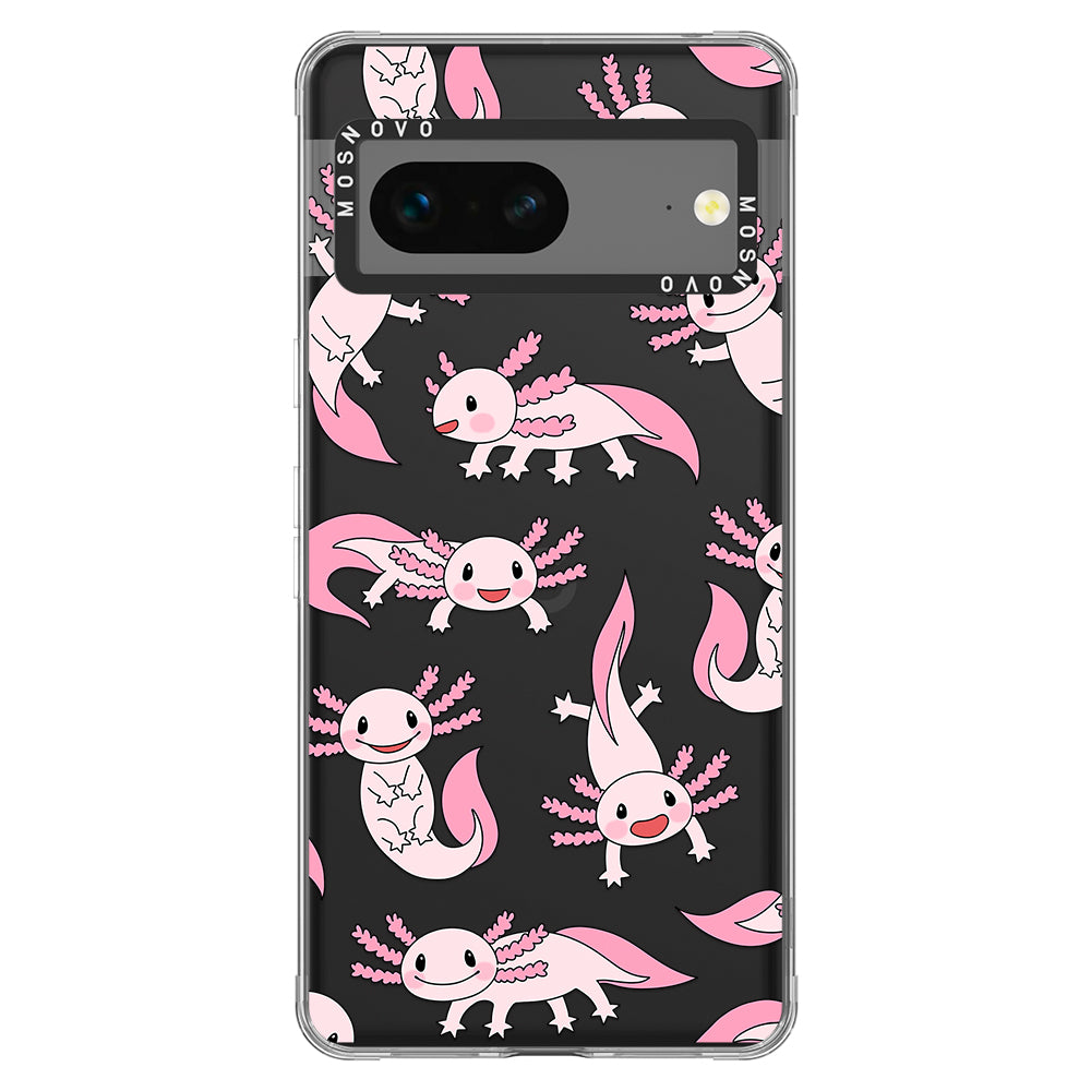 Pink Axolotl Phone Case - Google Pixel 7 Case