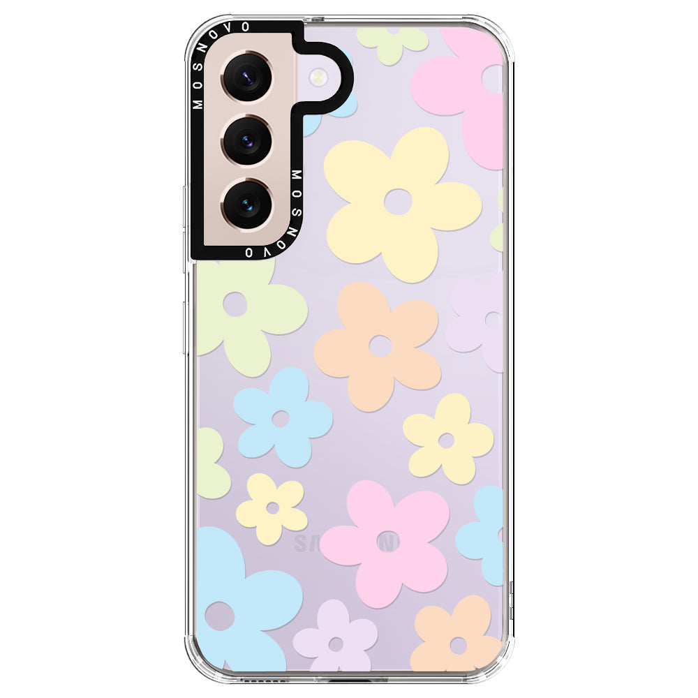 Pastel Flower Phone Case - Samsung Galaxy S22 Case