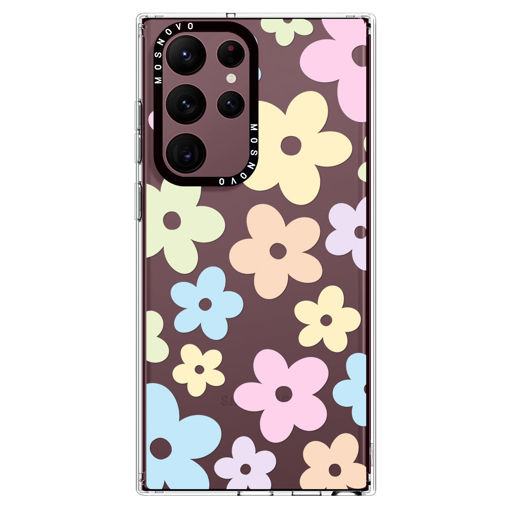 Pastel Flower Phone Case - Samsung Galaxy S22 Ultra Case