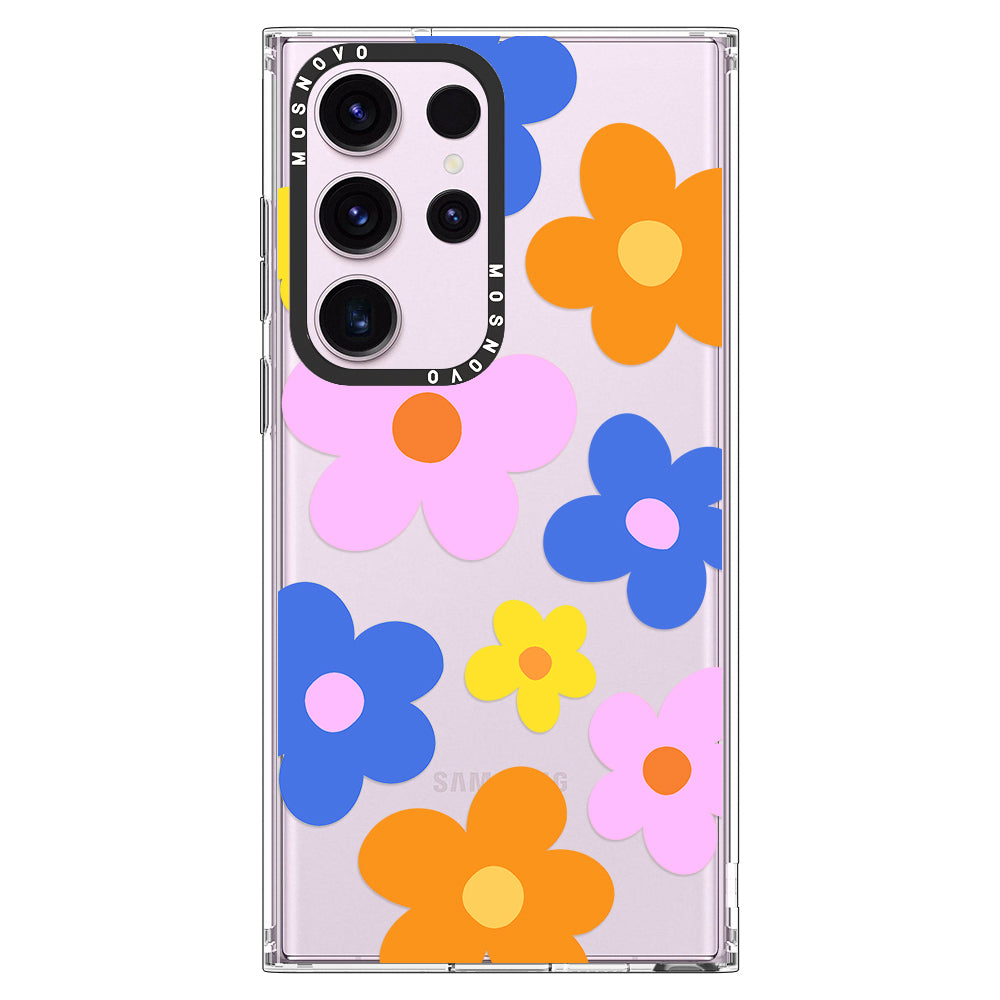 60's Groovy Flower Phone Case - Samsung Galaxy S23 Ultra Case