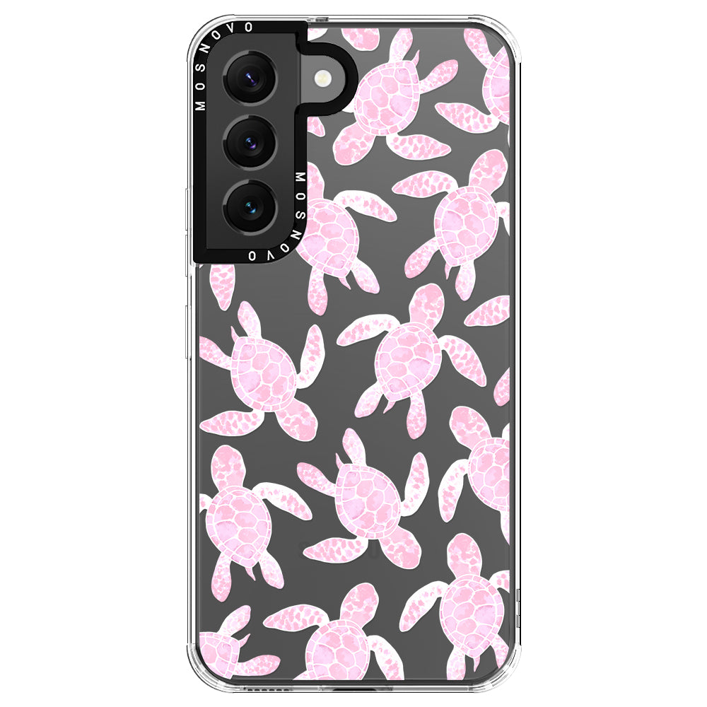 Pink Turtle Phone Case - Samsung Galaxy S22 Case