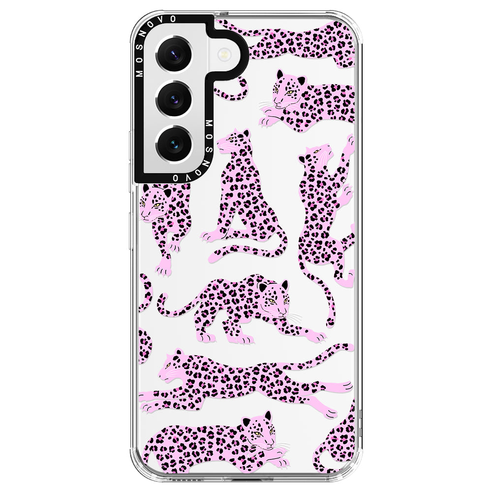 Pink Leopard Phone Case - Samsung Galaxy S22 Plus Case