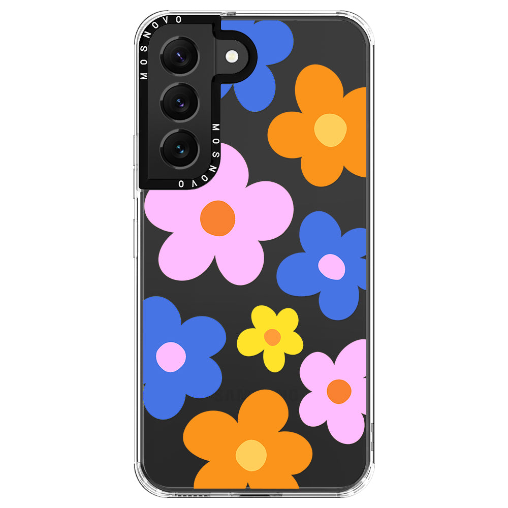 60's Groovy Flower Phone Case - Samsung Galaxy S22 Case