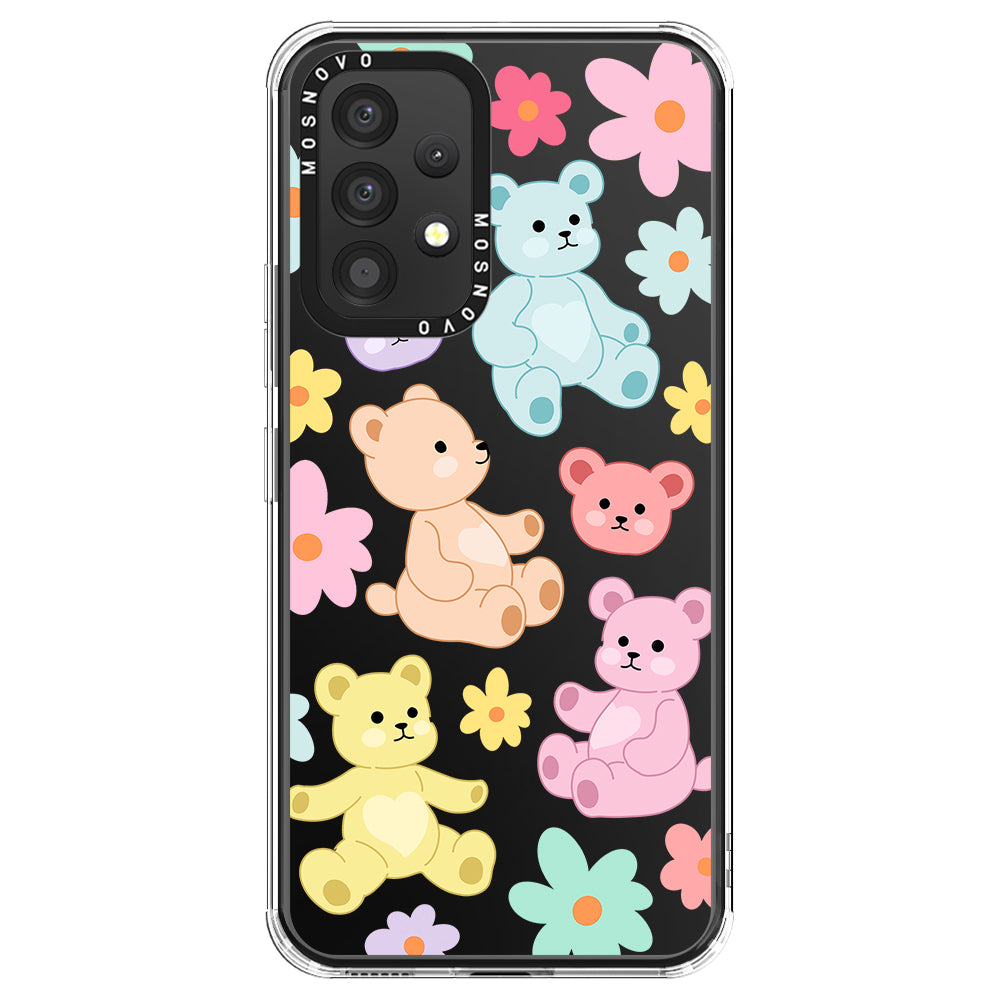 Cute Teddy Bear Phone Case - Samsung Galaxy A53 Case