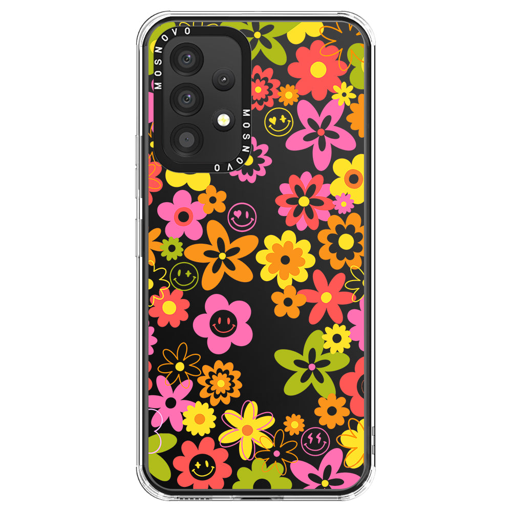 70's Groovy Floral Phone Case - Samsung Galaxy A53 Case