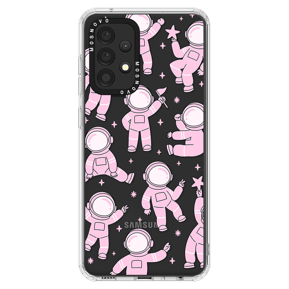 Pink Astronaut Phone Case - Samsung Galaxy A52 & A52s Case