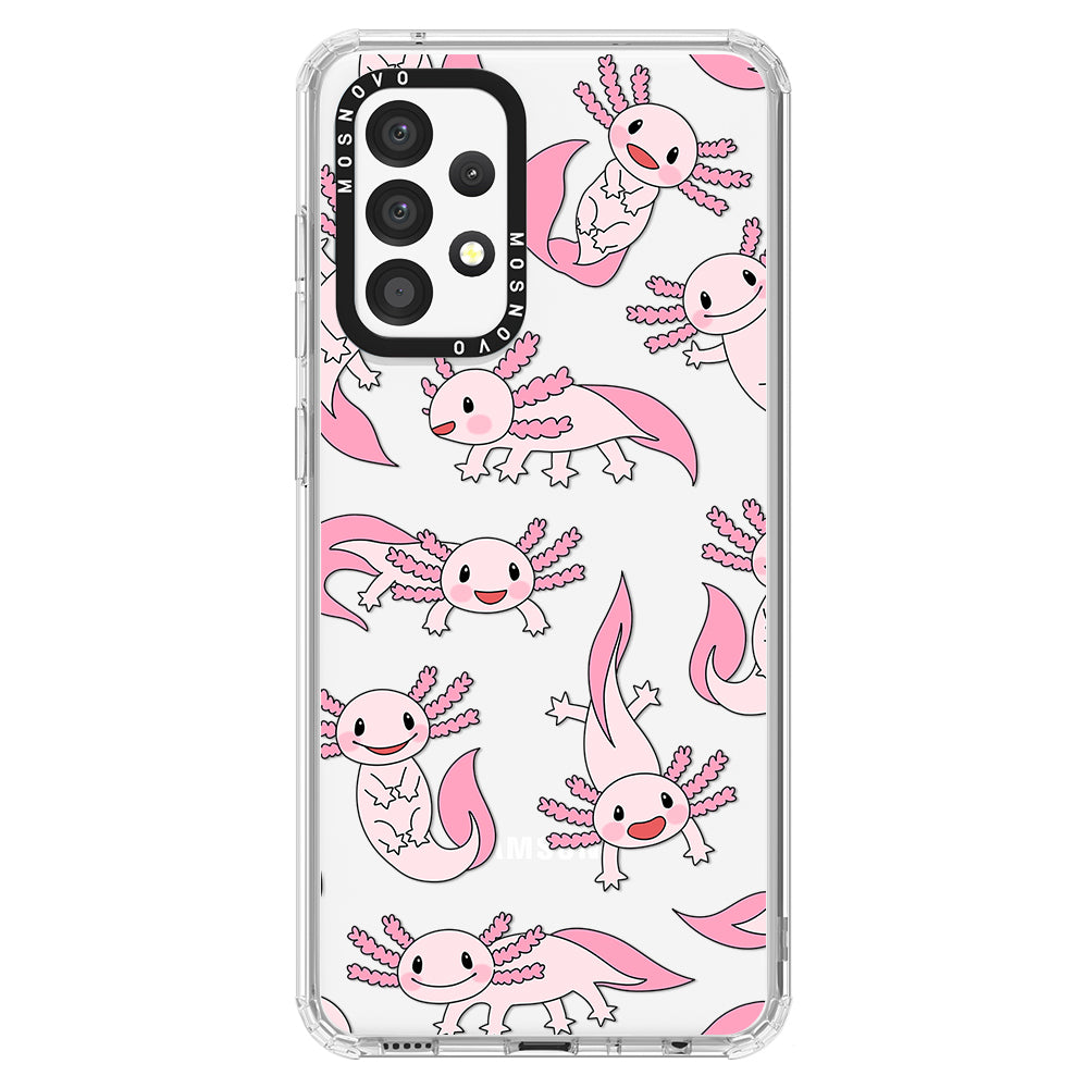 Pink Axolotl Phone Case - Samsung Galaxy A52 & A52s Case