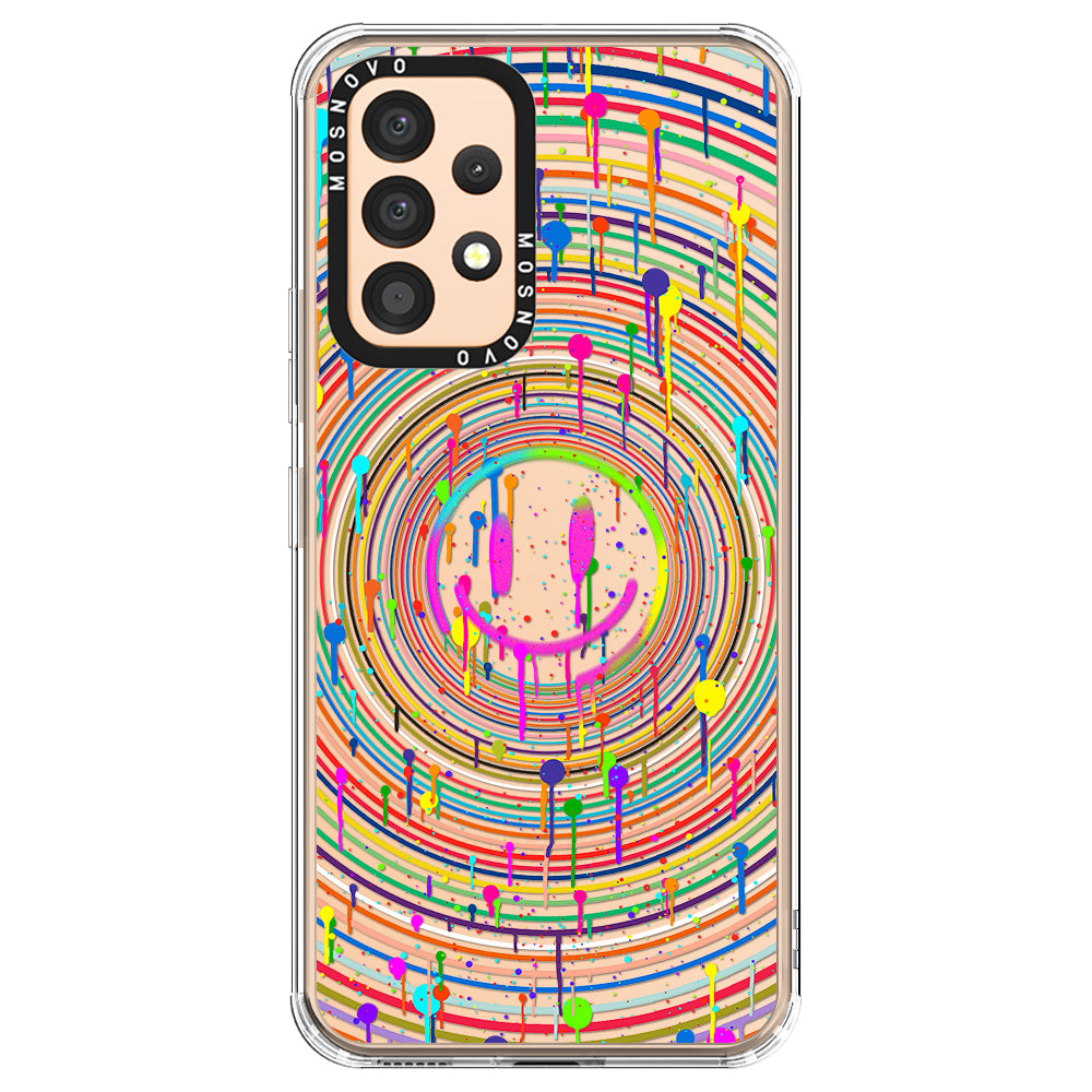 Dripping Smile Art Phone Case - Samsung Galaxy A53 Case