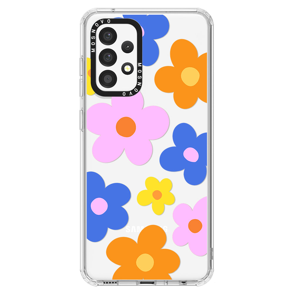 60's Groovy Flower Phone Case - Samsung Galaxy A52 & A52s Case