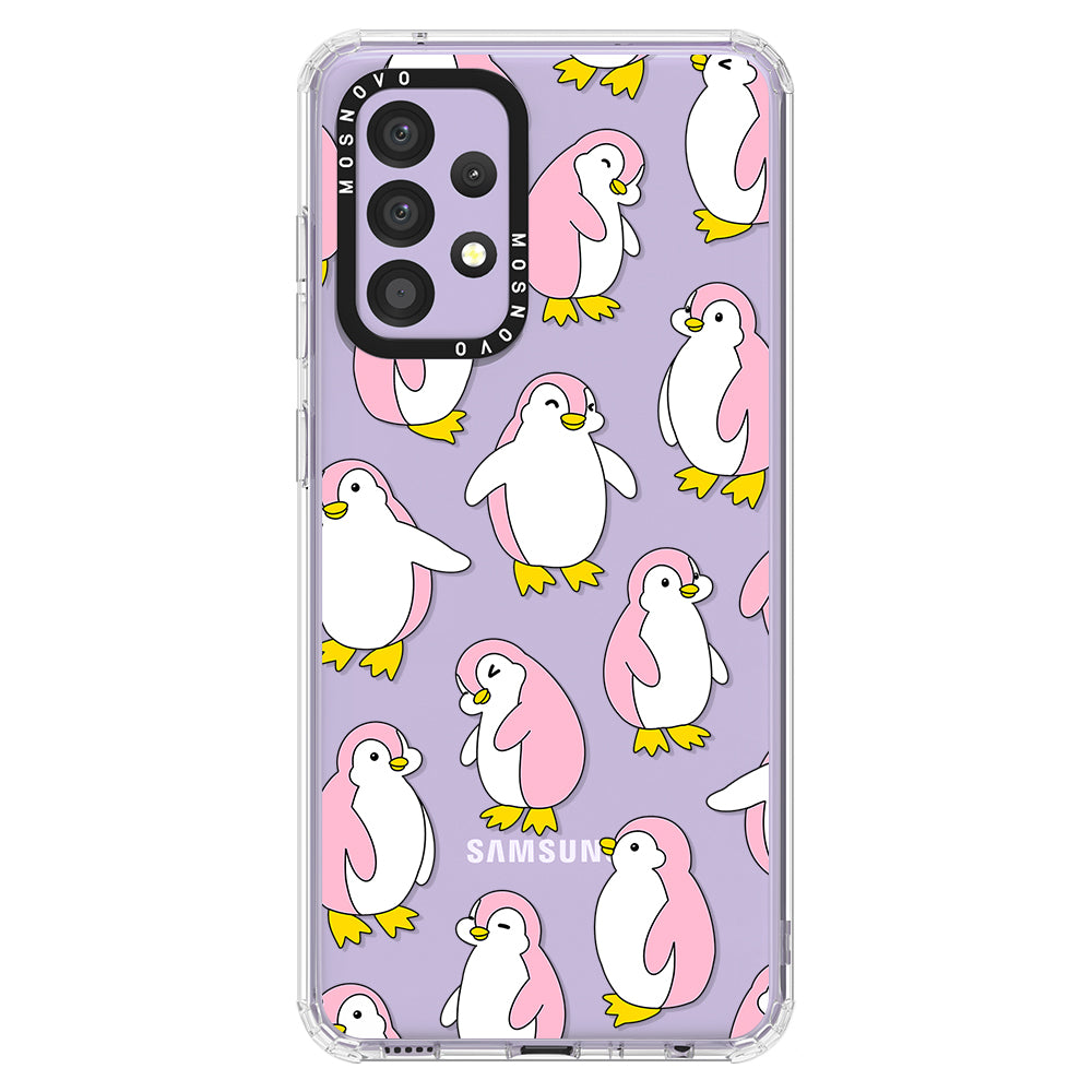 Pink Penguins Phone Case - Samsung Galaxy A52 & A52s Case