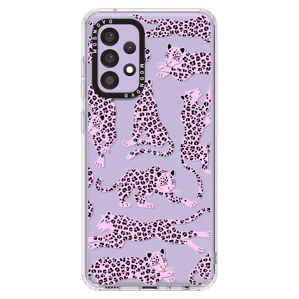 Pink Leopard Phone Case - Samsung Galaxy A52 & A52s Case