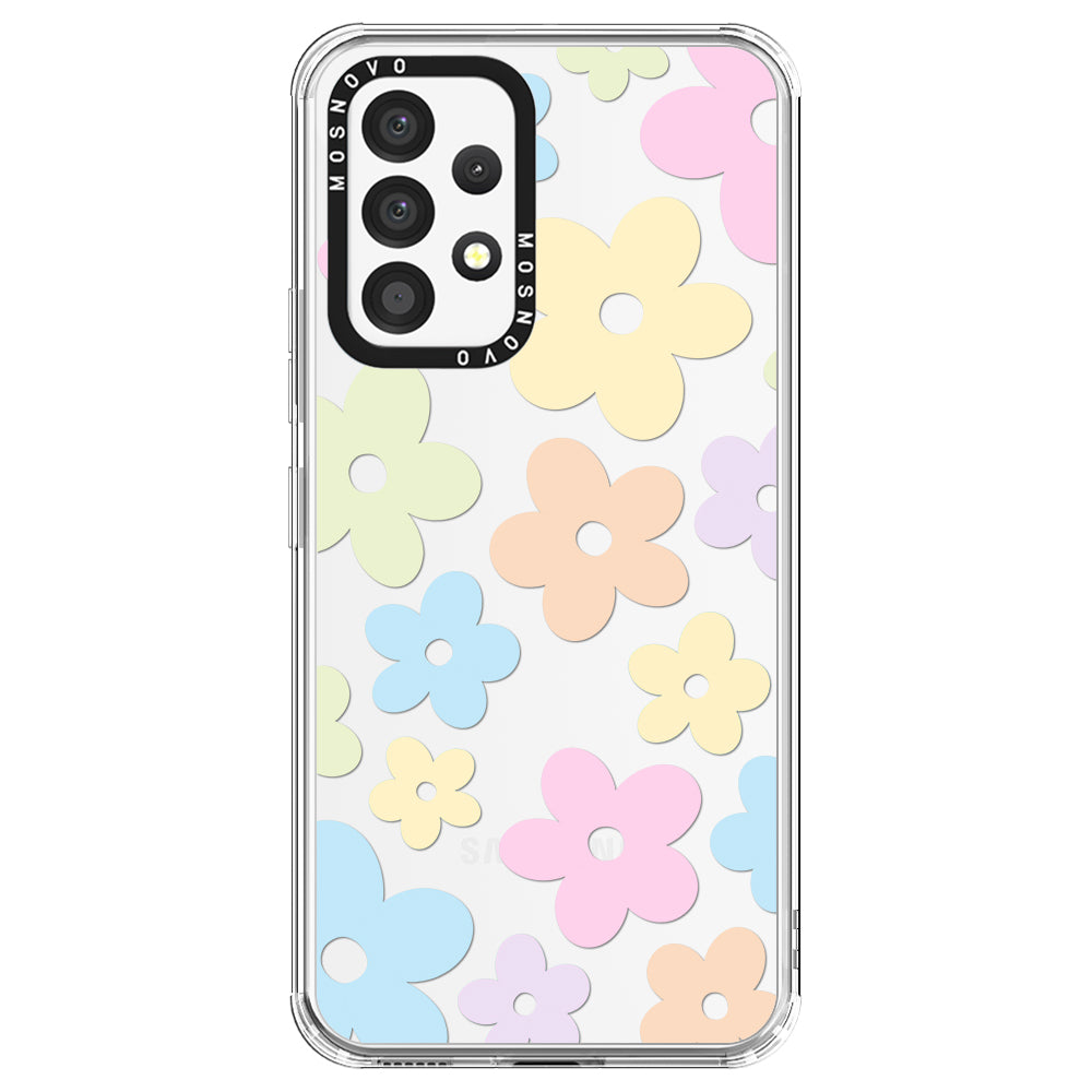 Pastel Flower Phone Case - Samsung Galaxy A53 Case