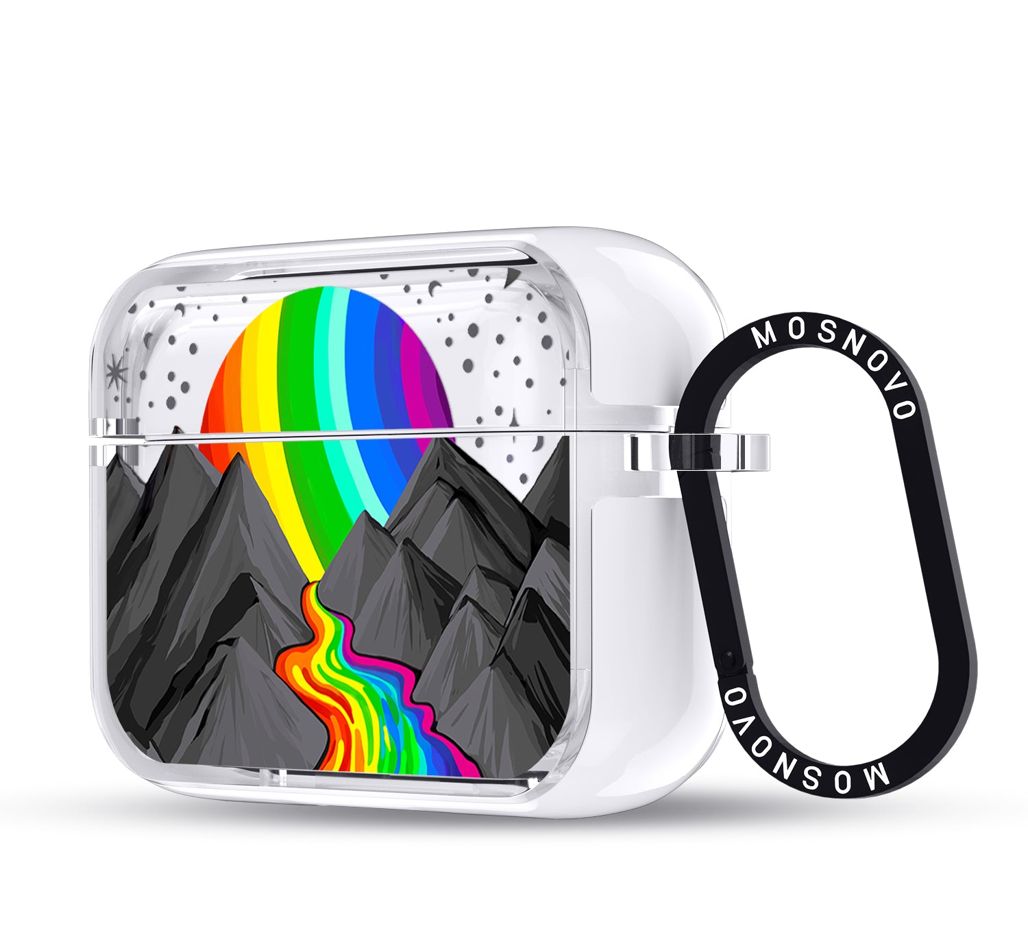 Rainbow Volcano Airpods Pro 3 Case