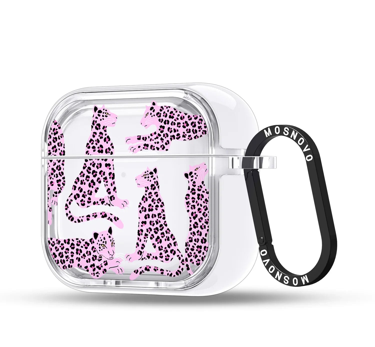 Pink Leopard Airpods 4 Case