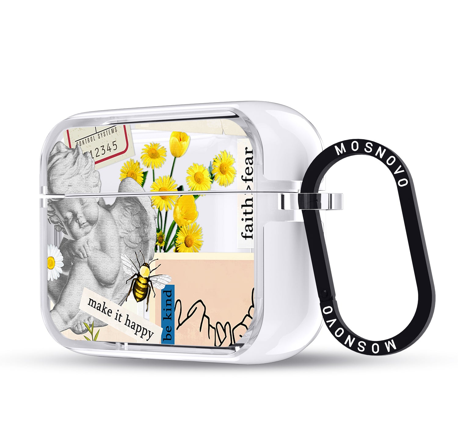 Vintage Collage Sunflower Butterfly Airpods Pro 3 Case