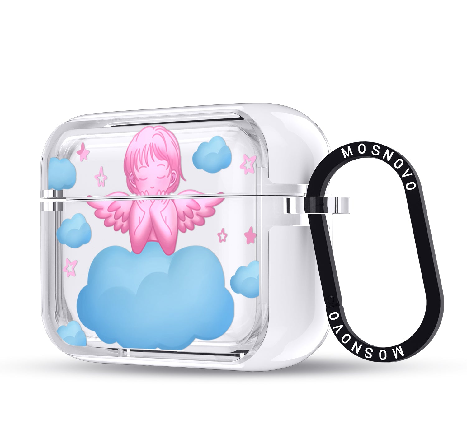 Pink Serenity Angel Airpods Pro 3 Case