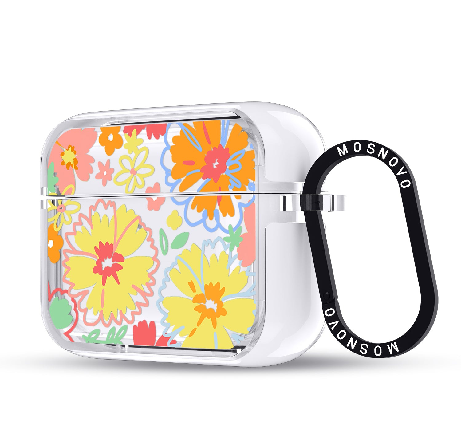 Retro Boho Hippie Flowers Airpods Pro 3 Case