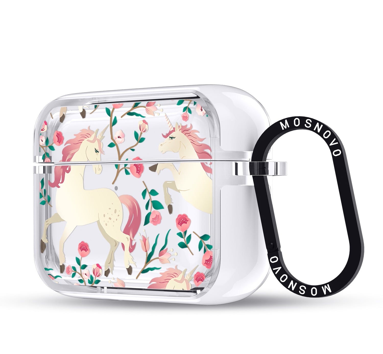 Unicorn with Floral Airpods Pro 3 Case