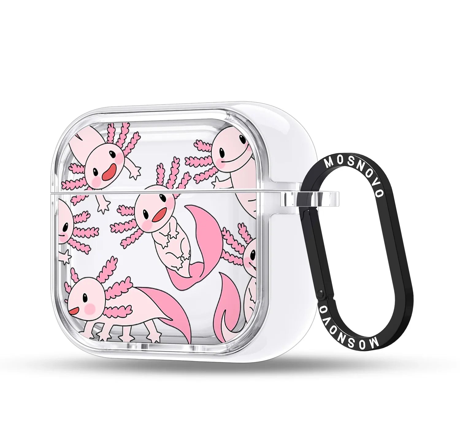 Pink Axolotl Airpods 4 Case