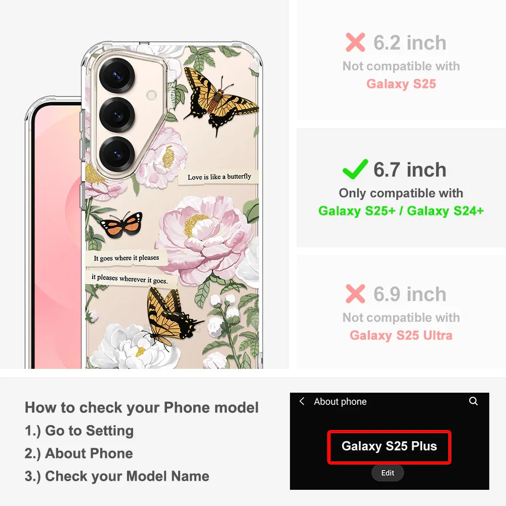 Bloom Phone Case - Samsung Galaxy S24 Plus Case Clear