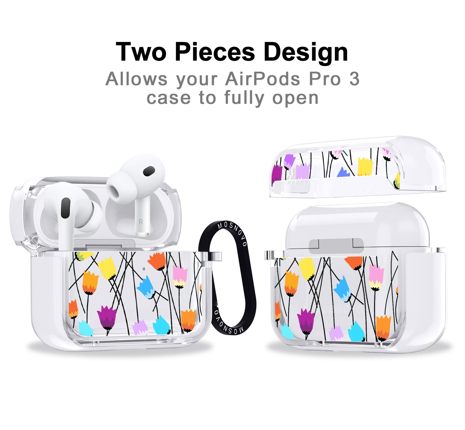 Tulips Bloom Floral Airpods Pro 3 Case