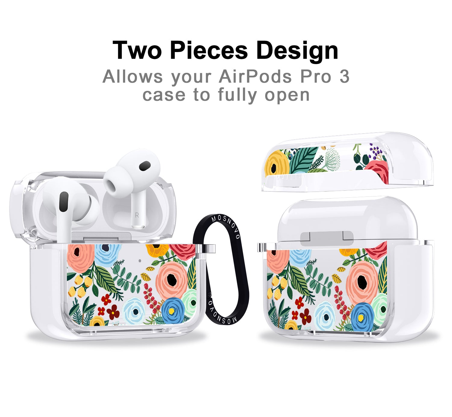 Pastel Floral Garden Airpods Pro 3 Case